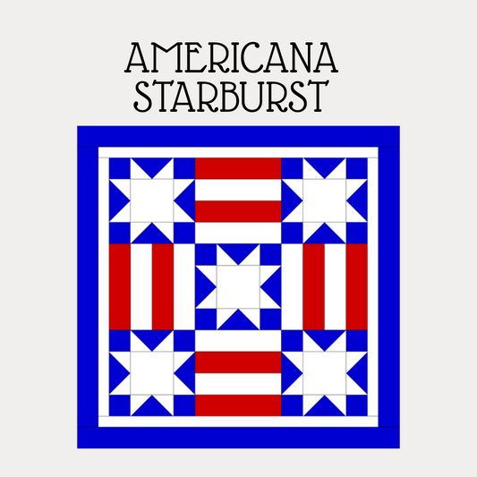 Americana Starburst Quilt Pattern