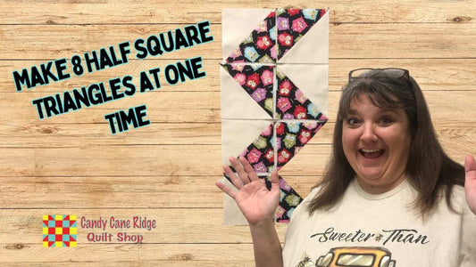 How to make Half Square Triangles