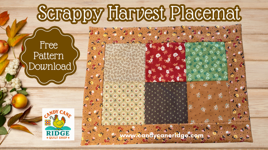 Scrappy Harvest Placemat Pattern