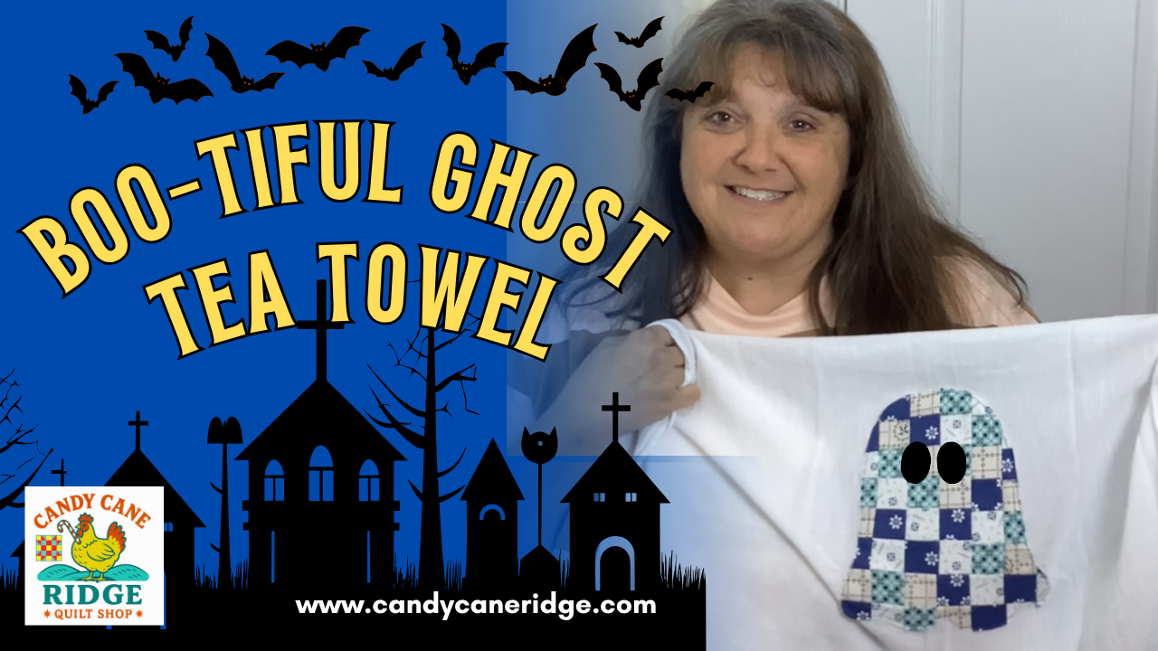 Boo-Tiful Squares Ghost Applique Pattern