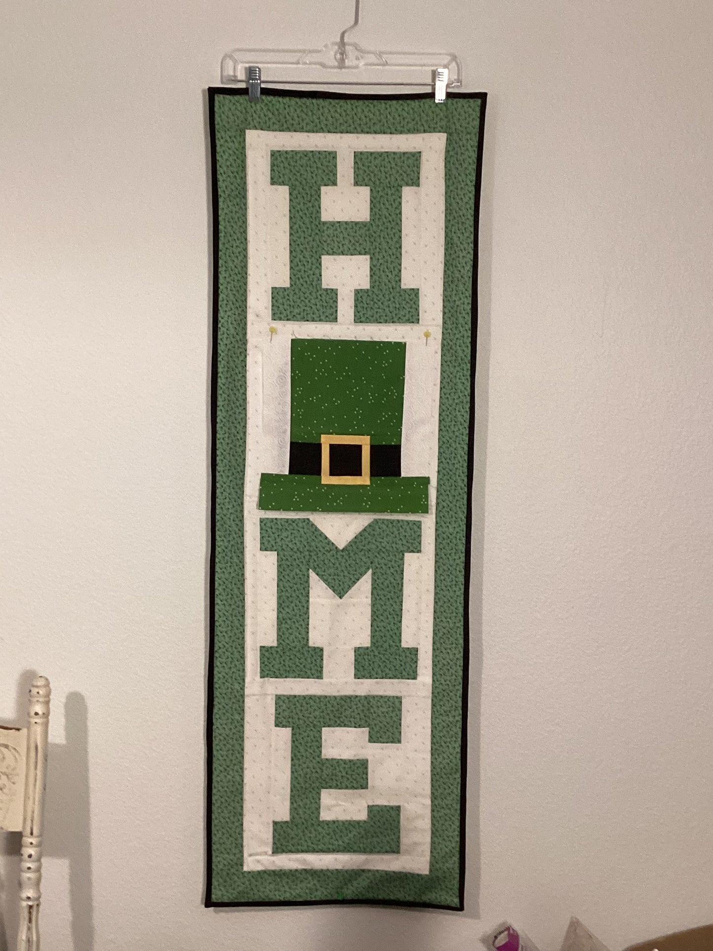 Leprechaun Hat Quilt Block for HOME Porch Quilt