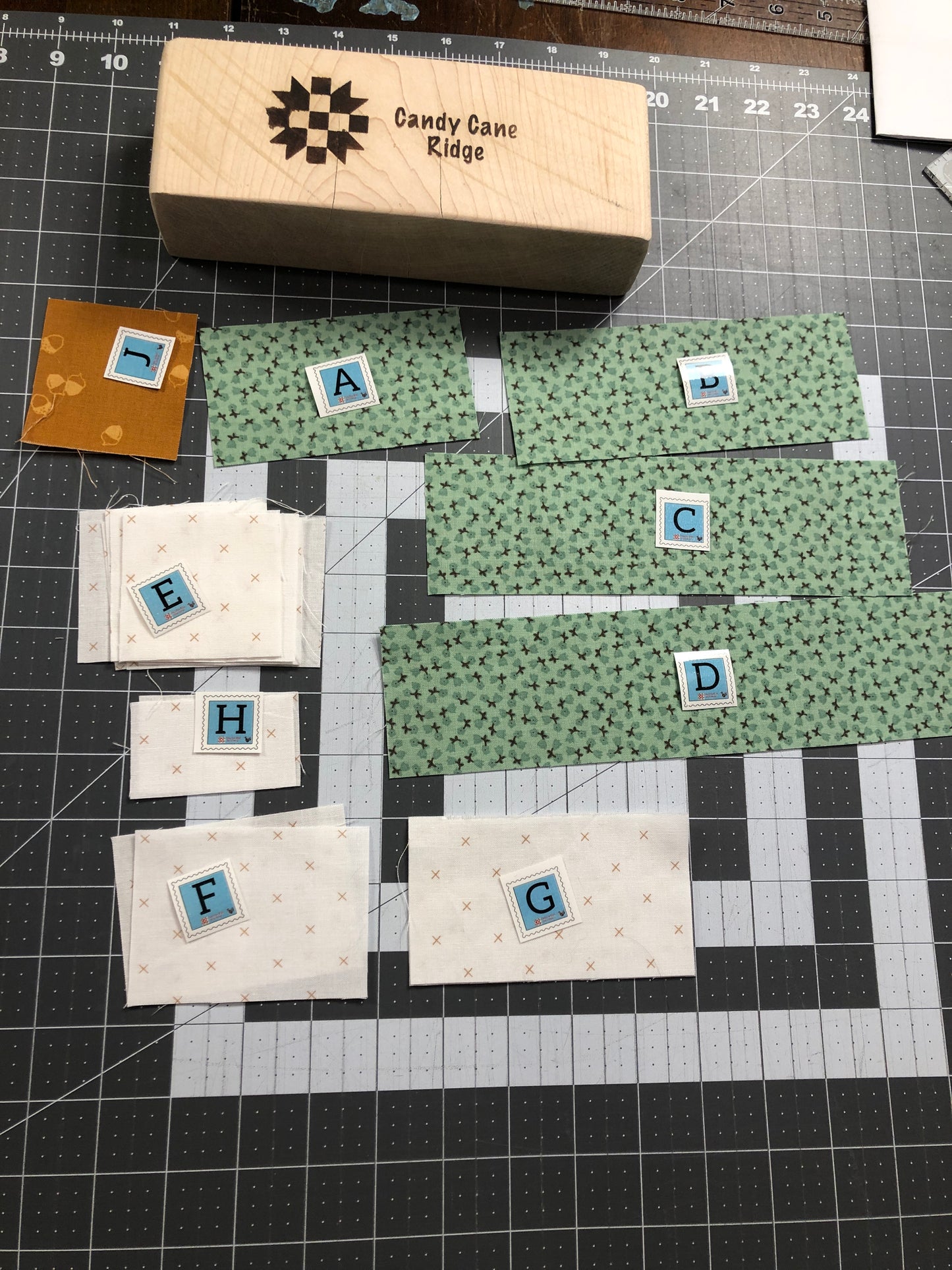 Christmas Tree Quilt Block for HOME Porch Quilt