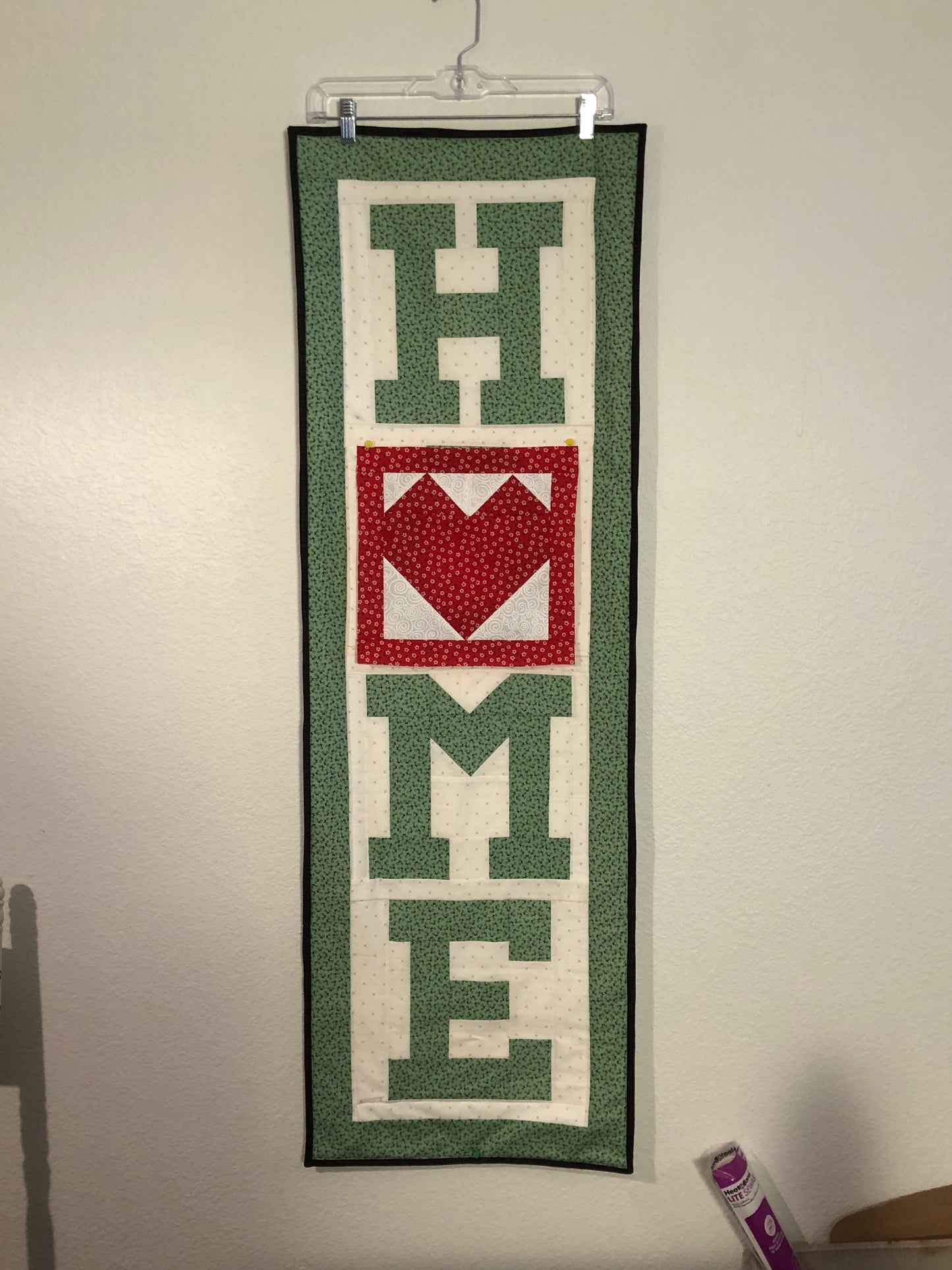 Heart Quilt Block for HOME Porch Quilt