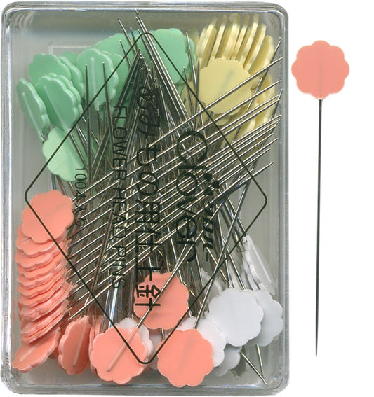 Clover Flower Head Pins Box of 100