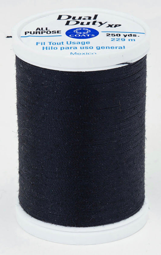 Coats and Clark Dual Duty XP Polyester Thread-Color Black