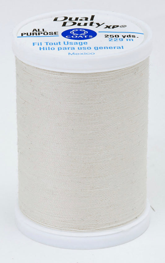 Coats and Clark Dual Duty XP Polyester Thread-Color Natural