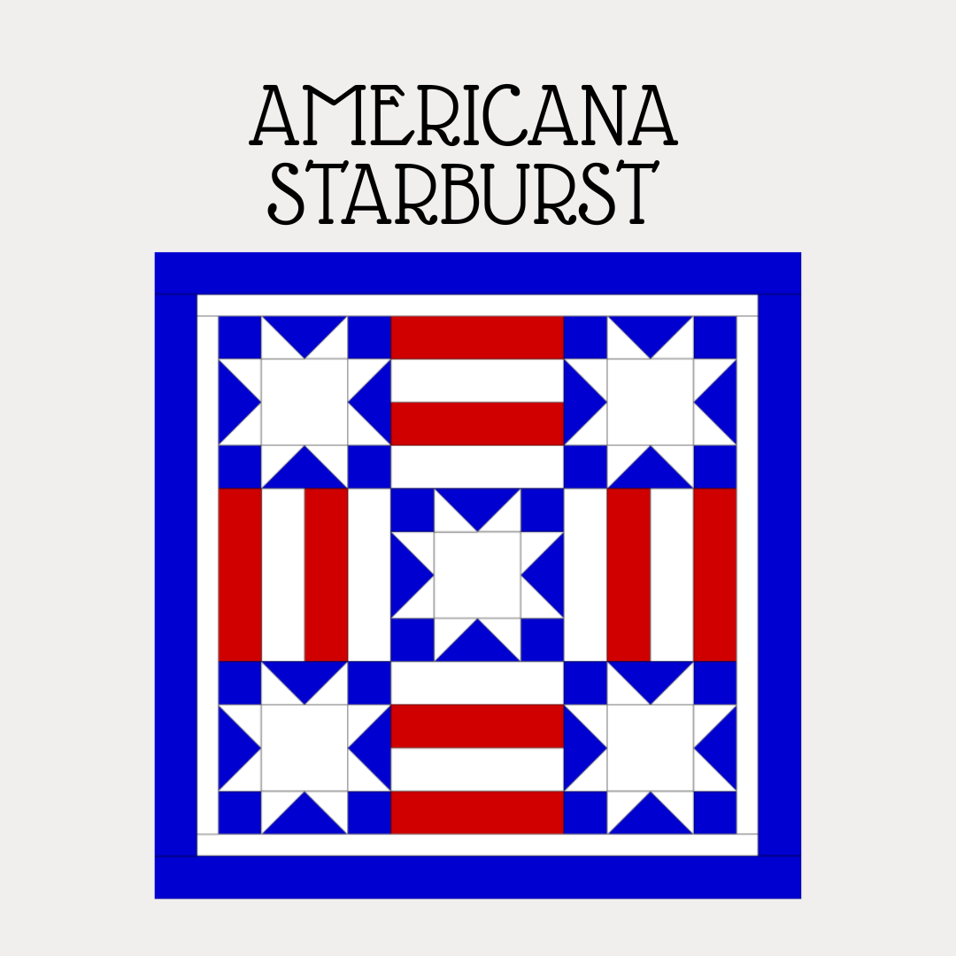 Americana Starburst Quilt Pattern