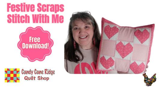 2026 A Year of Festive Scraps Stitch With Me- A Year of Scrap Quilting (2026)