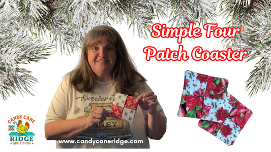 Simple Four Patch Coaster