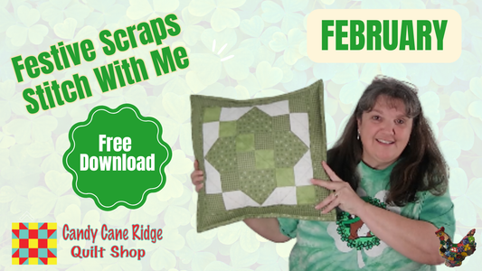 2026 A Year of Festive Scraps Stitch With Me- A Year of Scrap Quilting (2026)