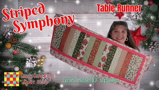 Striped Symphony Table Runner: An Easy Scrap-Friendly Table Runner