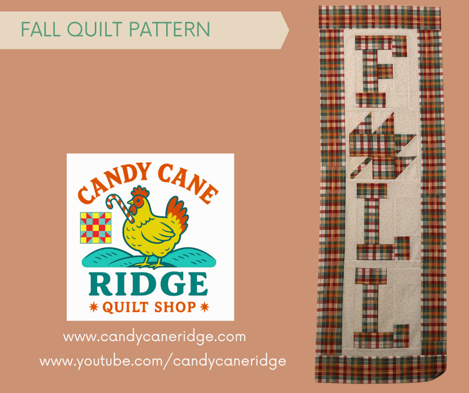 Fall Porch Quilt Pattern | Maple Leaf Door Hanger | Beginner Friendly Quilt Pattern