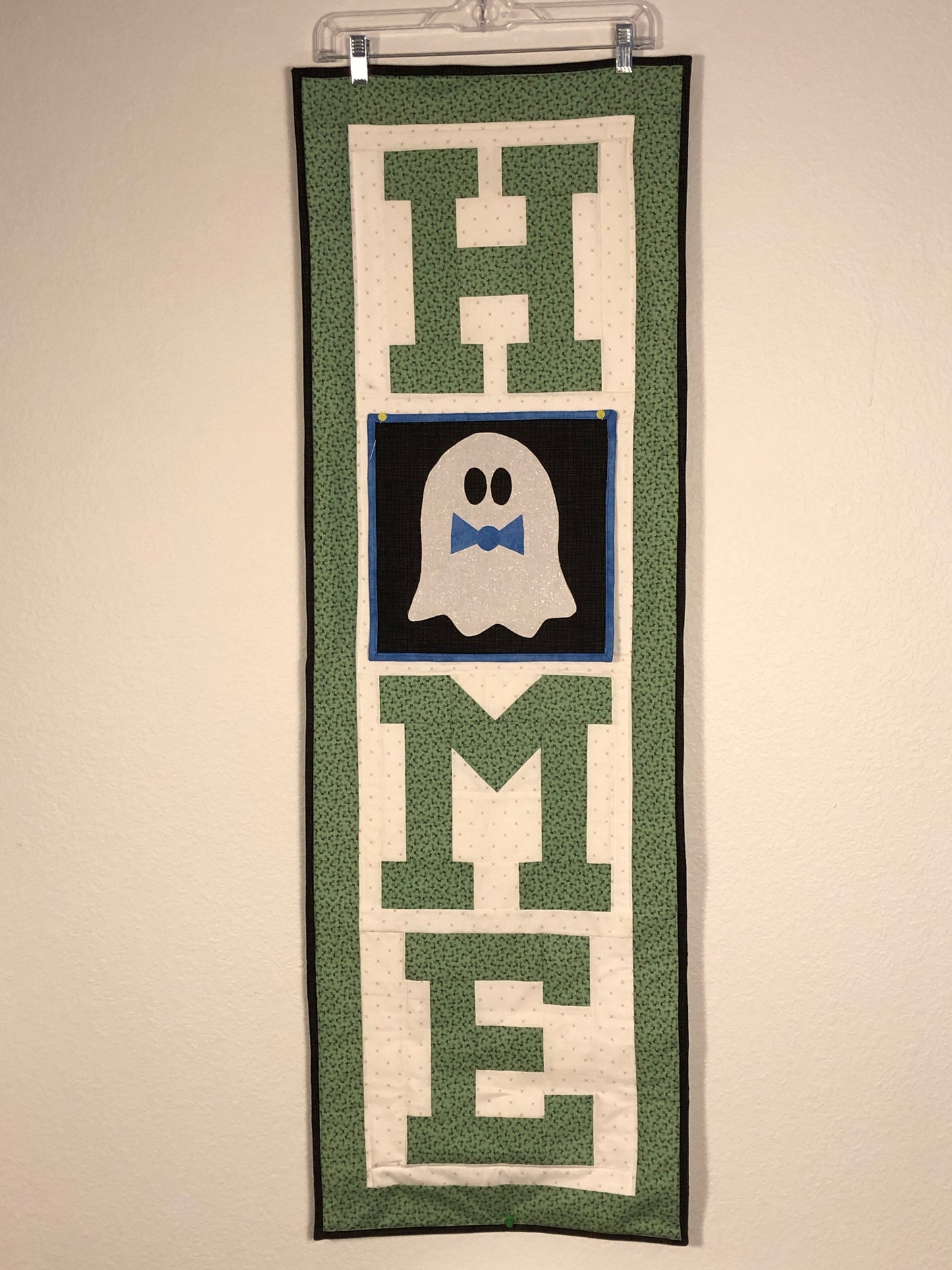 Ghost Applique Quilt Block for HOME Porch Quilt